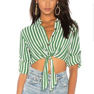 Faithfull The Brand Beau Rivage Top In Zeus Stripe Size Medium (6)